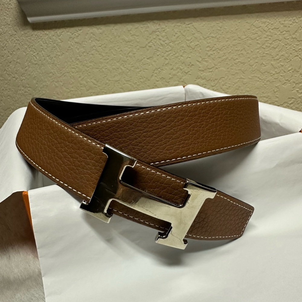 Hermès Constance Reversible Leather Belt